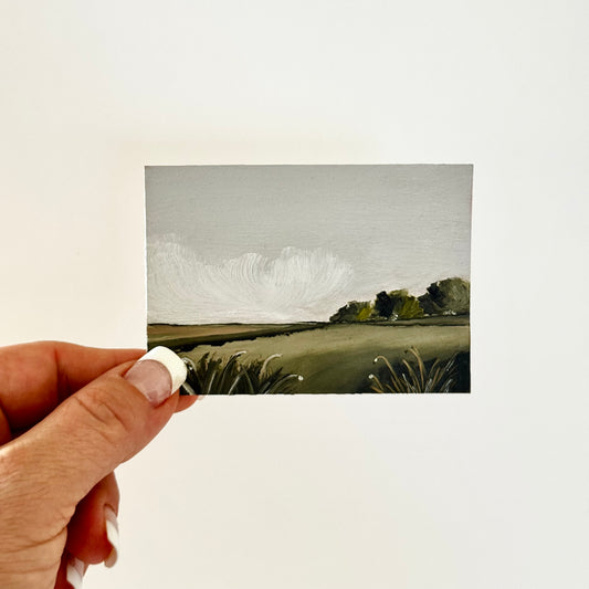 Quiet Field - Mini painting